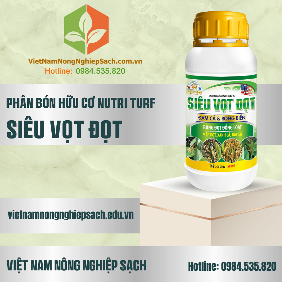 PHÂN BÓN HỮU CƠ SIÊU VỌT ĐỌT PHÂN BÓN HỮU CƠ SIÊU VỌT ĐỌT