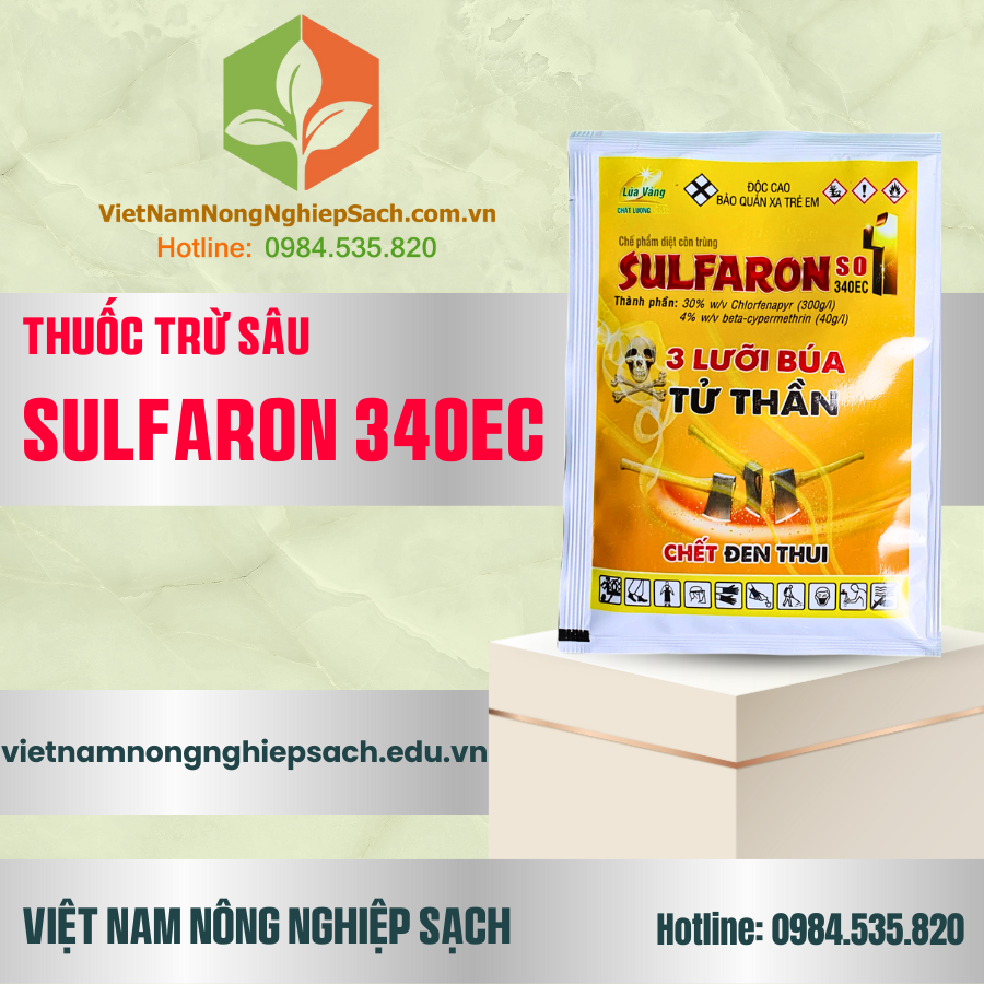 SULFARON 340EC – HIỆU 3 LƯỠI BÚA